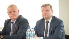 S.Skvernelis lankėsi Pagėgiuose ir susitiko su VSAT Pagėgių rinktinės bendruomene