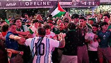 Argentinos ir Alžyro sirgalių mu&scaron;tynės