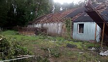 Viesulas nuniokojo &Scaron;akių rajone esančią sodybą