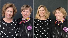 Lina su mama Bronislava (po pokyčių ir prie&scaron; juos)