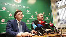 Kauno apskr. VPK kartu su Kauno apygardos prokuratūra spaudos konferenciją.
