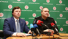 Kauno apskr. VPK kartu su Kauno apygardos prokuratūra spaudos konferenciją.