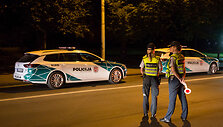 Naktinio policijos reido akimirka