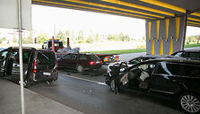 Trijų automobilių avarija Pavilnionių gatvėje