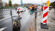 Geležinio vilko gatvėje platinama eismo juosta