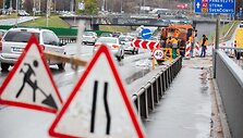 Geležinio vilko gatvėje platinama eismo juosta