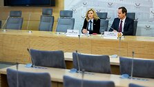 Rita Tama&scaron;unienė ir Valdemaras Toma&scaron;evskis