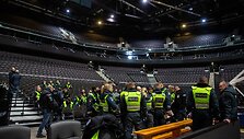 Policijos pajėgos &bdquo;Žalgirio&ldquo; arenoje