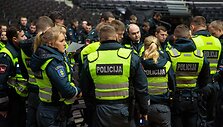 Policijos pajėgos &bdquo;Žalgirio&ldquo; arenoje