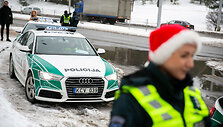 &Scaron;ventinio kelių policijos reidas Vilniuje akimirka