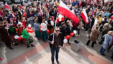 Lietuvos lenkų &scaron;ventinė eisena Vilniuje