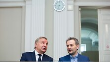 Rimantas Sinkevičius ir Egidijus Skrodenis