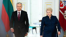 Gitanas Nausėda ir Dalia Grybauskaitė