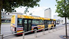 Baltijos kelio 30-mečiui papuo&scaron;tas autobusas