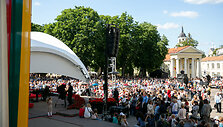 Prezidento Gitano Nausėdos inauguracijos koncerto akimirka