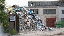 Statybinių atliekų rū&scaron;iavimo aik&scaron;telė Salininkuose, P.Žvirkos gatvėje