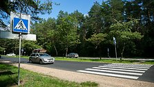 Nemenčinės plente esanti pėsčiųjų perėja, kurią ruo&scaron;iamasi panaikinti
