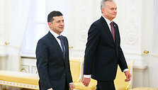 Volodymyras Zelenskis ir Gitanas Nausėda