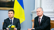Volodymyras Zelenskis ir Gitanas Nausėda