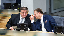 Linas Linkevičius ir Vilius &Scaron;apoka