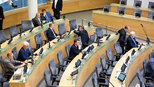 Seimo vakariniame posedyje profesinių sąjungų atstovų pasisakymai