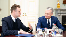 Gabrielius Landsbergis ir Gitanas Nausėda