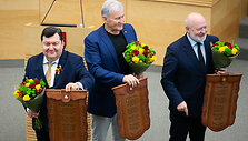 Emanuelis Zingeris, Kęstutis Glaveckas, Eugenijus Gentvilas