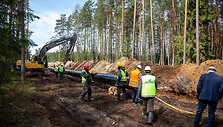 Dujotiekių jungties GIPL statybų aik&scaron;telės apžvalga