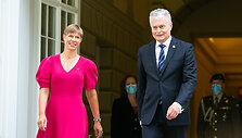 Kersti Kaljulaid ir Gitanas Nausėda