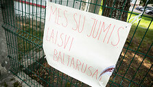 Medikų palaikymo akcija Baltarusijos žmonėms