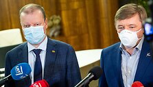 Saulius Skvernelis ir Ramūnas Karbauskis