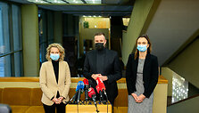 Au&scaron;rinė Armonaitė, Gabrielius Landsbergis, Viktorija Čmilytė-Nielsen