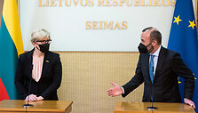 Ingrida &Scaron;imonytė ir Manfredas Weberis