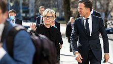Ingrida &Scaron;imonytė ir Markas Rutte