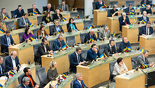 Ukrainos Auk&scaron;čiausiosios Rados Pirmininko pavaduotojos O.Kondratiuk kalba Seime
