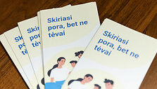 Informacinės kampanijos &bdquo;Skiriasi pora, bet ne tėvai&ldquo; pristatymas