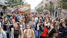 Tradicinė VU studentų, darbuotojų ir alumnų eisena