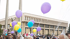 Tradicinė VU studentų, darbuotojų ir alumnų eisena