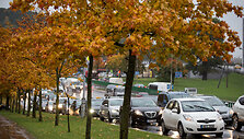 Automobilių spūstys Vilniaus gatvėse