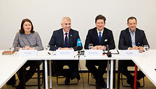 Kristina Belikova, Vygaudas U&scaron;ackas, Paulius Kunčinas ir Linas Kliukas