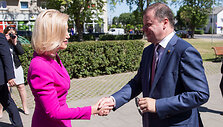 Živilė Pinskuvienė ir Saulius Skvernelis