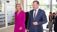 Živilė Pinskuvienė ir Saulius Skvernelis