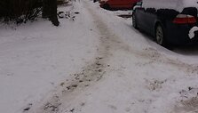 Nuo sniego nei&scaron;valyti kiemai ir laiptai Lazdynuose
