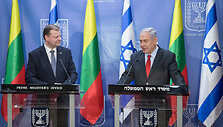 Saulius Skvernelis susitiko su Izraelio premjeru Benjaminu Netanyahu