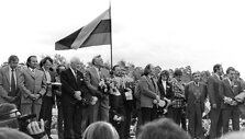 Delegatų, grįžusių i&scaron; Liaudies deputatų suvažiavimo Maskvoje, sutikimas