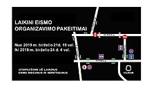 &Scaron;ventiniu Joninių laikotarpiu Vilniaus centre &ndash; laikini eismo pakeitimai 