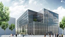 &bdquo;Architektūros kūrybinės grupės&ldquo; projektas verslo centrui buvusiame Žalgirio stadione