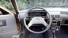 1983 m. Peugeot 205 interjeras