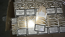 &Scaron;alčininkuose sulaikyta miltuose slėpta cigarečių kontrabanda