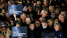 Protestas prie&scaron; antisemitizmą Paryžiuje